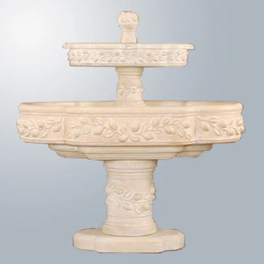 Giannini Garden Limoni Romani Two Tier Outdoor Water Fountain